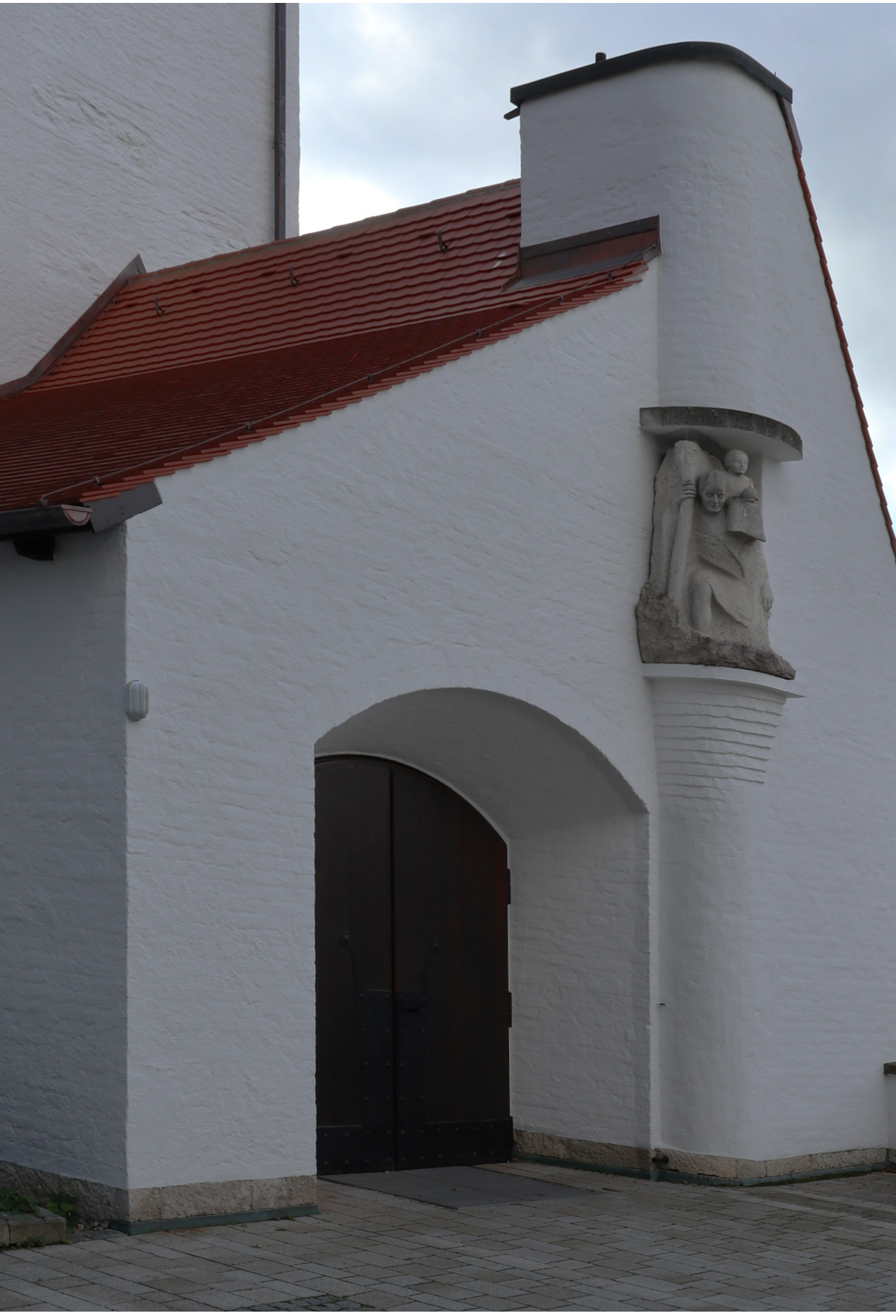 Frontansicht Stadtpfarrkirche in Schwabmünchen