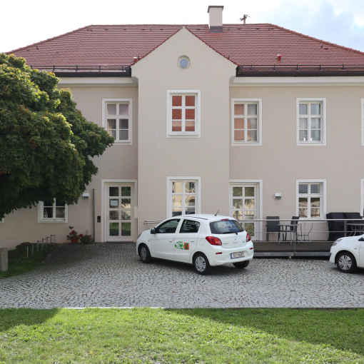 Außenansicht der Sozialstation in Bobingen
